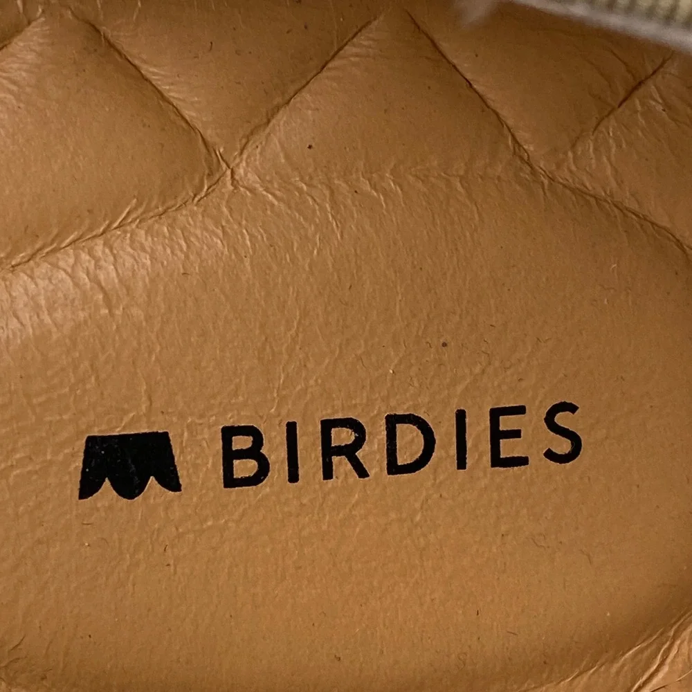 Birdies The Swift Gold Metallic Leather Slip On‎ Fashion Sneakers Shoes Size 9